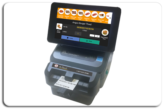 i.Print 3 Foodservice Safety Label Printer Training Tablet